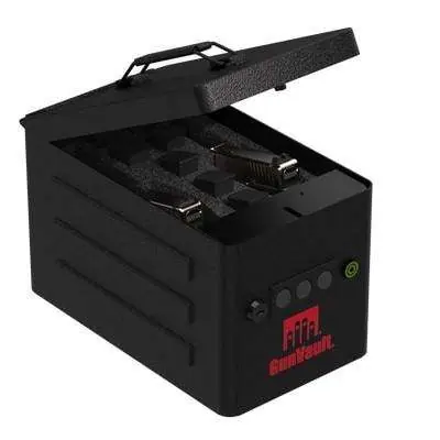 Gun Vault Range Box precision cut high intensity foam fits 2 pistols/7 mags