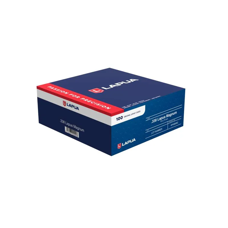 .338 LAPUA MAGNUM 100/BOX BRASS