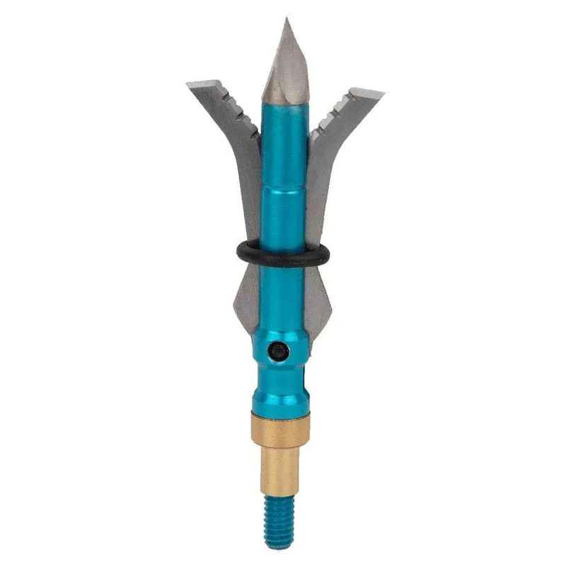 Dead Ringer Broadhead Great White 100/125 Grain 2.5in Cut Blue