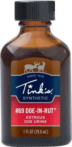 TINKS DEER LURE #69 DOE-IN-RUT SYNTHETIC 1FL OUNCE BOTTLE
