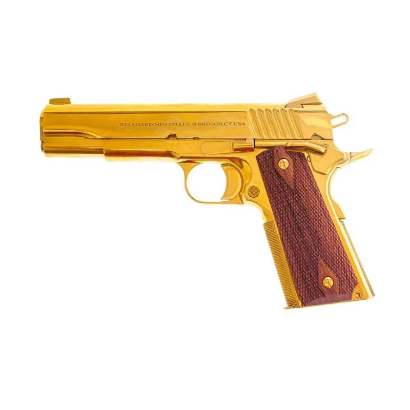 Standard Manufacturing 1911 Gov 45acp Gold TiN