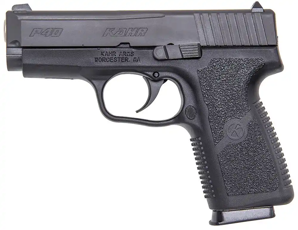 Kahr Arms KP4044 P40 40 S&W 3.50" 6+1 Black Stainless Steel Black Polymer Grip