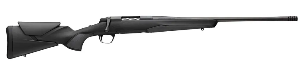 Browning 036031299 X-Bolt 2 Micro Full Size 6.8 Western 3+1 22" Matte Blued threaded Sporter Barrel, Matte Blued Drilled & Tapped Steel Receiver, Adjustable Vari-Tech Black Synthetic Stock