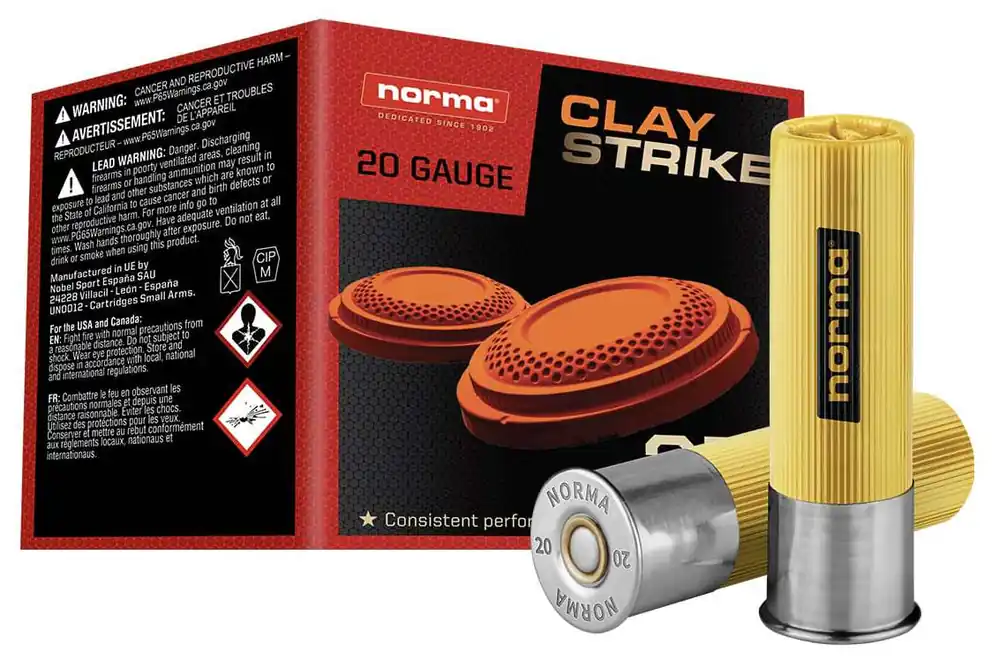 NORMA CLAYSTRIKE 20GA 2.75 #8 1OZ 25/10