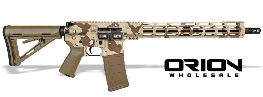 DIAMONDBK DB15 5.56 16" RFL 15" MLOK RL 30RD CHOCOLATE CHIP EXCLUSIVE FDE