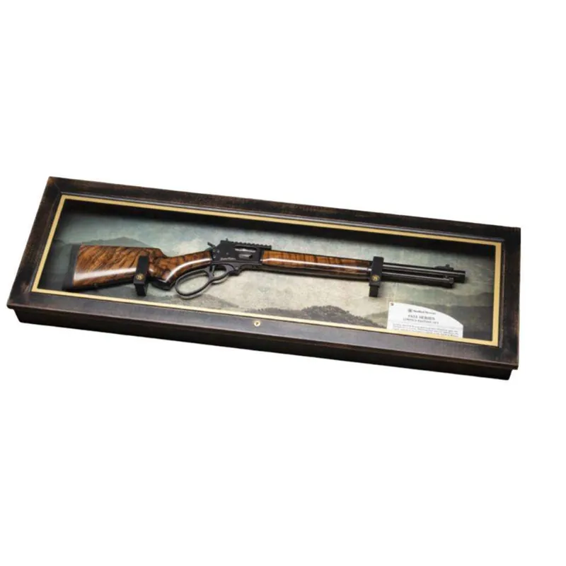 Smith & Wesson 14079 1854 44 Rem Mag 9+1 19.25" Black PVD Threaded Barrel, Black PVD Picatinny Rail Stainless Steel Receiver, Fixed Satin Walnut Stock, Large Loop