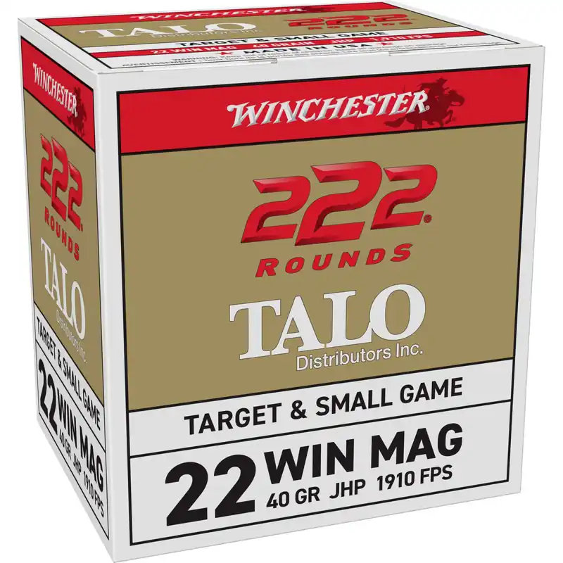 WINCHESTER 22 WMR 40GR JHP 222RD 10BX/CS