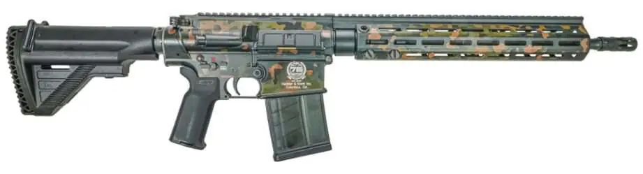 HK MR762 75TH ANNIVERSARY RIFL 16.5" 4-20RD MAGS FLECKTARN