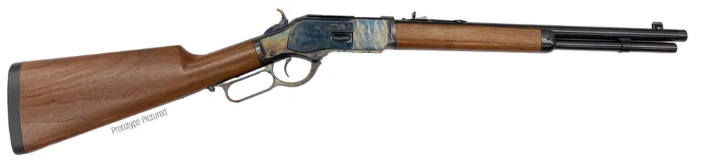 Taylors & Company 240002 1873 TC73 9mm Luger 10+1 18" Blued Threaded Barrel, Color Case Hardened Receiver, Walnut Fixed Stock, Right Hand