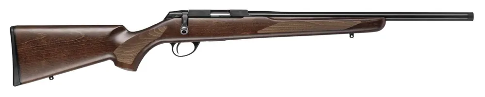 TIKKA T1X HUNTER .22LR 16" THREADED WOOD BLUED