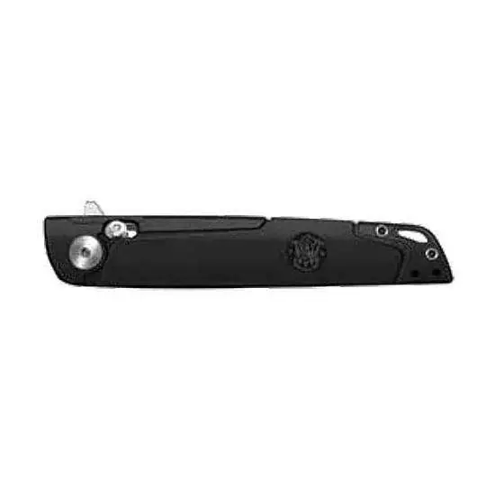 S&W KNIFE 24/7 CROSSBAR FOLDER 3.25" SS/BLACK GENTLEMAN CARRY