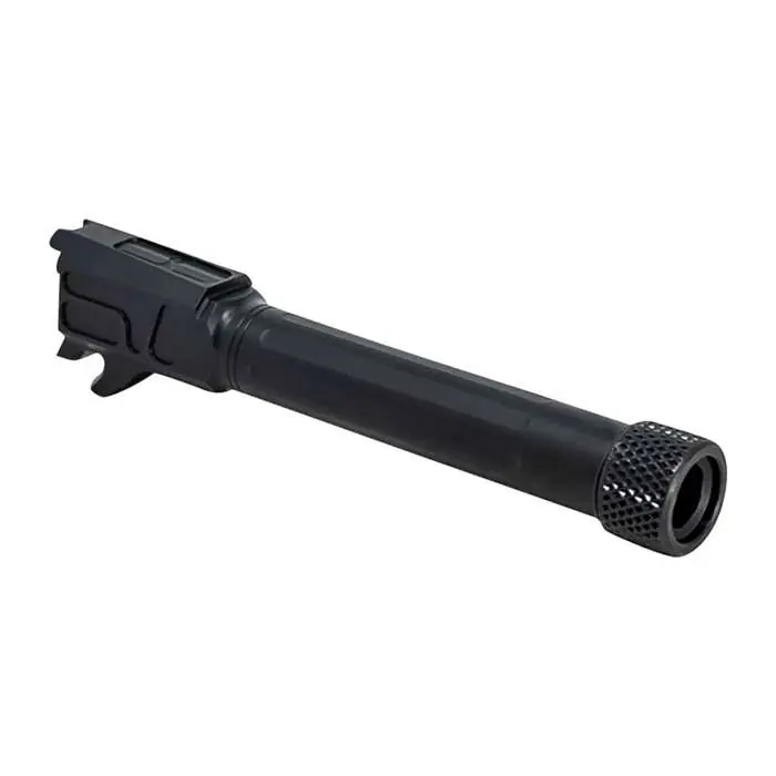 Faxon Firearms 365B910NFSOQT Match Series 9mm Luger Fluted Threaded Black Nitride Stainless Steel, Fits Sig P365