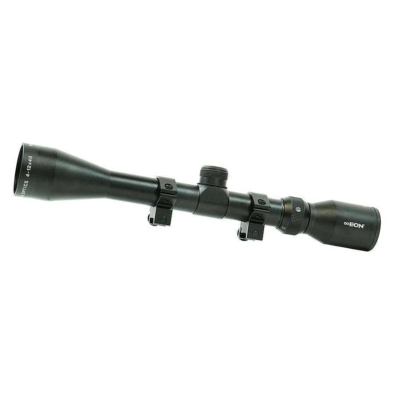 Viridian 4-12x40 with rings R4 Reticle Retail box