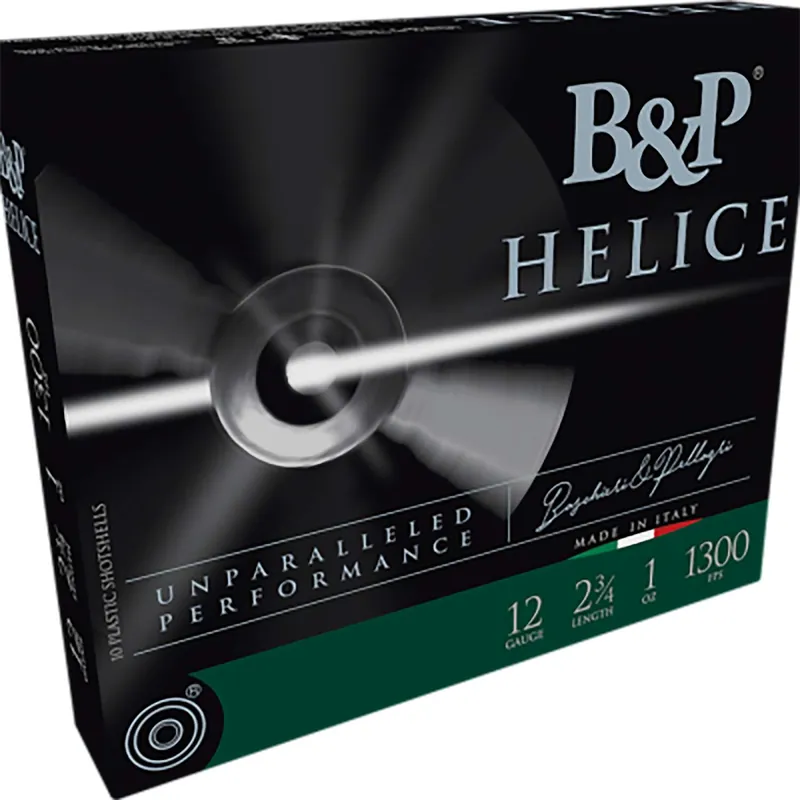 B&P Ammunition 12B1FE75 Helice Electro 12 Gauge 2.75" 1 oz 8 Shot 10 Per Box