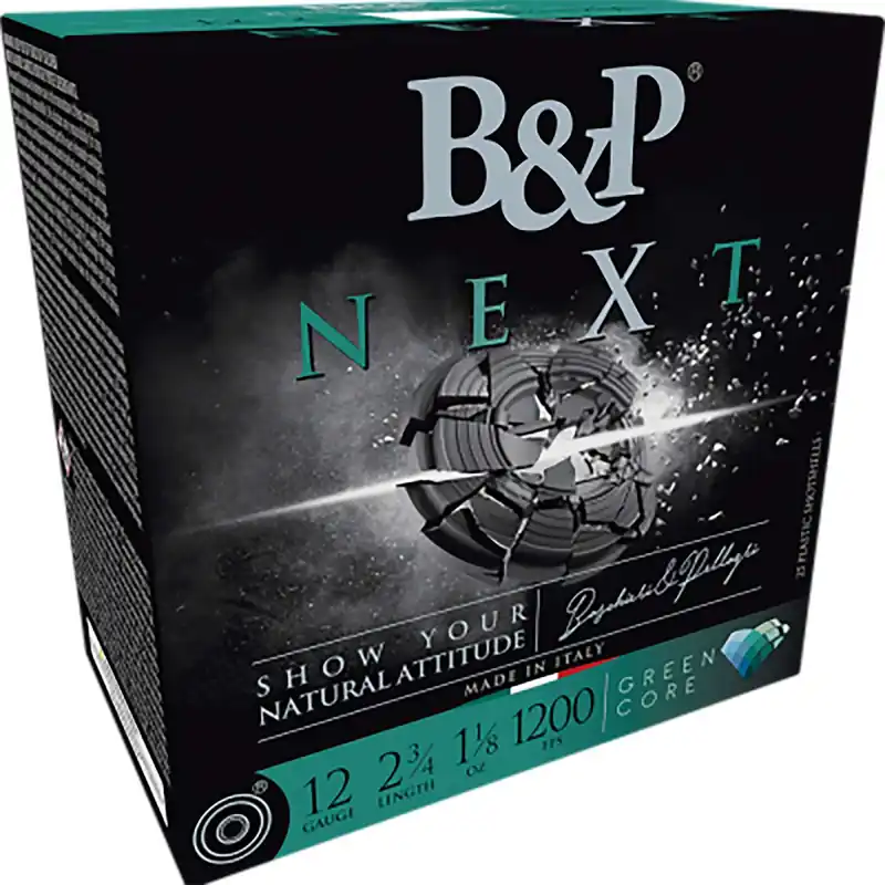 B&p Ammunition 12B1NX9 Next 12Gauge 2.75" 1oz 9Shot 25 Per Box/10 Case