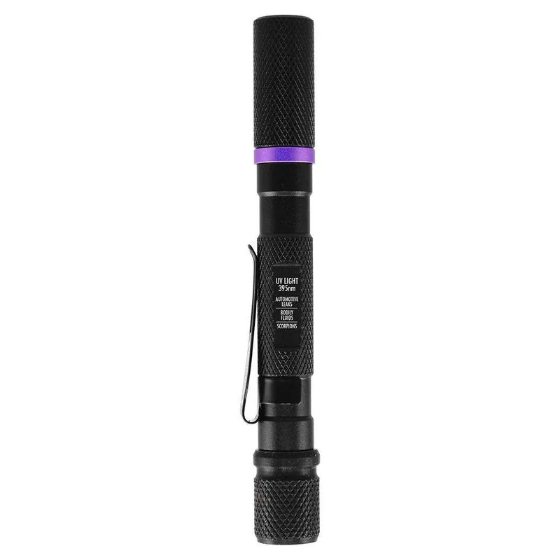 PSF 395NM UV PENLIGHT BLACK W/ 2AAA BATTERIES