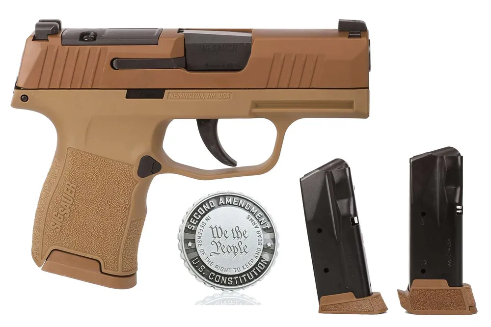 Sig Sauer P365 9mm Luger (9x19 Parabellum) COYOTE 2A OR 2-10RD 1-12RD