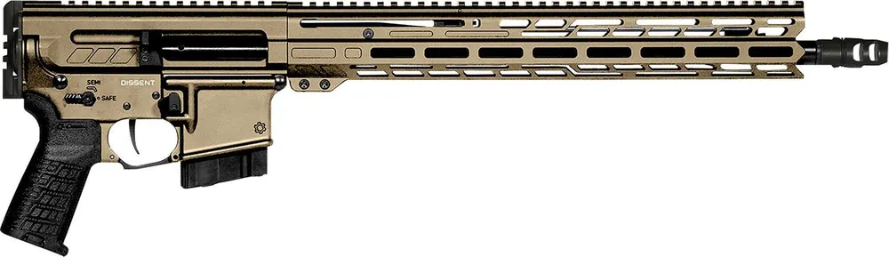 CMMG 28AC60CCT Dissent BR4 *CA Compliant 22 ARC 10+1 16.10" Coyote Tan Cerakote Aluminum Receiver, Magpul SGA Stock, Zeroed Drop-In Single Stage Trigger