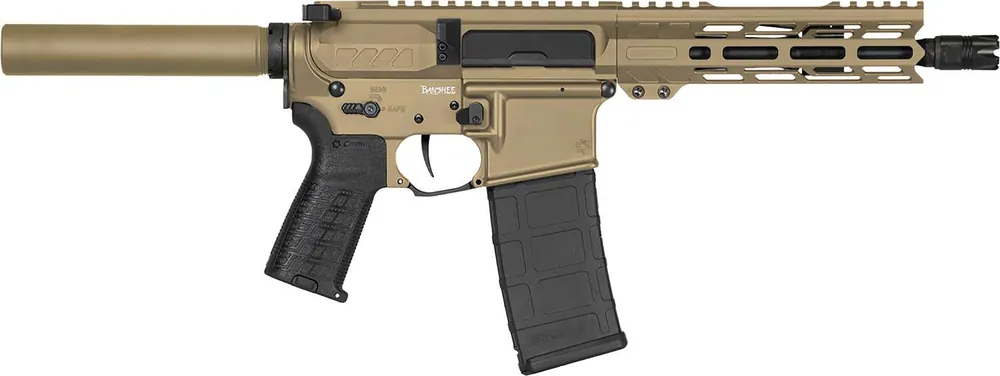 CMMG 30A5C0FCT Dissent BR4 *CA Compliant 300 Blackout 10+1 14.50" Coyote Tan Cerakote Aluminum Receiver, Magpul SGA Stock, Zeroed Drop-In Single Stage Trigger