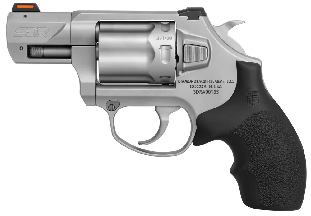 Diamondback DB0700S711 S.D.R. 357 Mag 6rd 2" Bead Blasted Black Hogue Rubber Grip