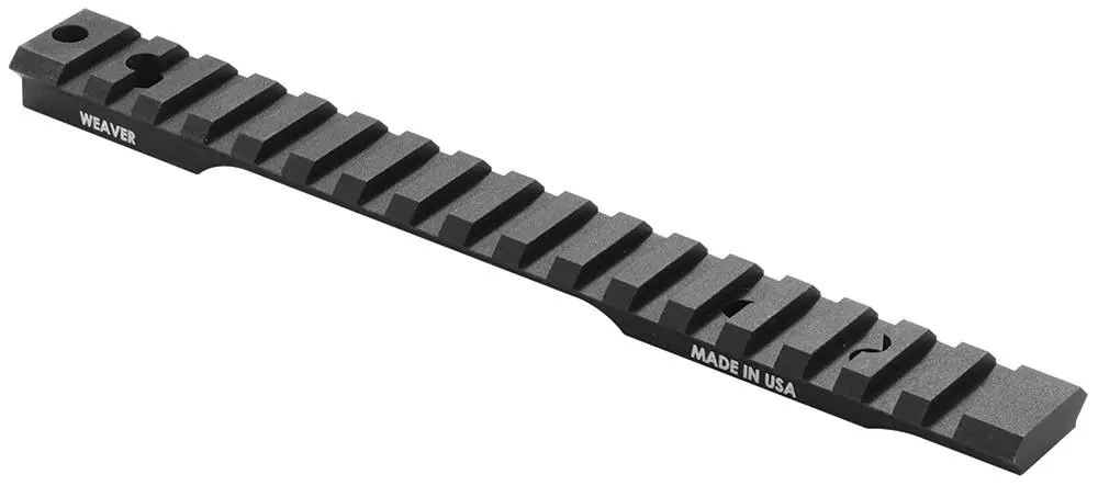 Weaver Mounts 99496 Tactical Extended Multi-Slot Base 1-Piece Base For Tactical Extension Style Black Matte Anodized Finish