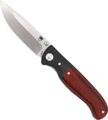 COBRATEC BARON FOLDER 3.25" PAKKAWOOD/CARBON FIBER/SS