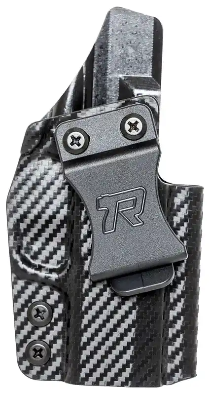 Rounded Gear SSRP365CFRHVAR Kydex IWB Black Kydex Fits Sig P365 Belt Clip Right Hand