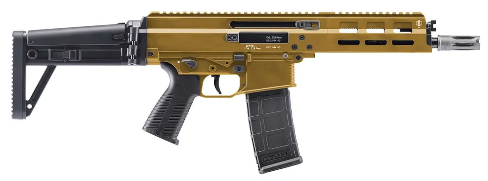 B&T Firearms 361657RAL APC Pro 5.56x45mm 30+1 10.50" Black Threaded Barrel, M-LOK Handguards, RAAL 8000 Aluminum Picatinny Rail Receiver, Black Polymer Grips, Ambidextrous