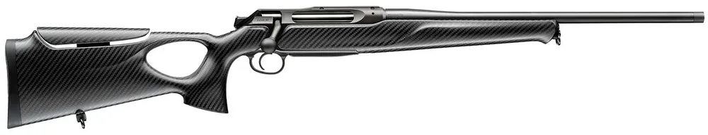 Sauer 80117129 505 Synchro XTC Full Size 30-06 Springfield 3+1 22" Matte Blued Threaded Barrel, Matte Blued Saddle Mount Steel Receiver, Black Thumbhole w/Adj Comb Carbon Fiber Stock