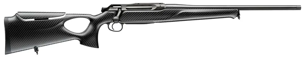Sauer 80117132 505 Synchro XTC Full Size 7mm Rem Mag 2+1 22" Matte Blued Threaded Barrel, Matte Blued Saddle Mount Steel Receiver, Black Thumbhole w/Adj Comb Carbon Fiber Stock