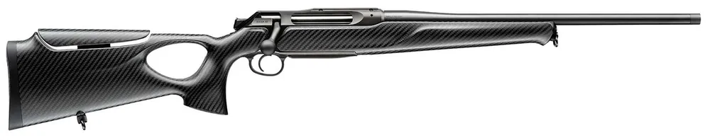 Sauer 80117663 505 Synchro XTC Full Size 375 H&H Mag 2+1 24" Matte Blued Steel Barrel, Matte Blued Saddle Mount Steel Receiver, Black Thumbhole w/Adj Comb Carbon Fiber Stock