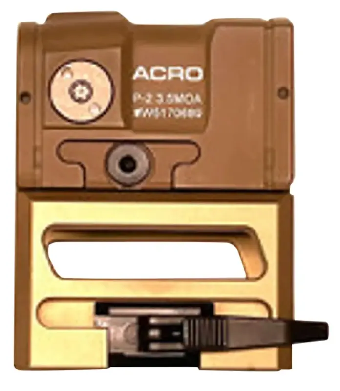 B&T Firearms AP200777FDEM Aimpoint ACRO P-2 Flat Dark Earth 1 x 0.59" x 0.59" 3.5 MOA Red Dot