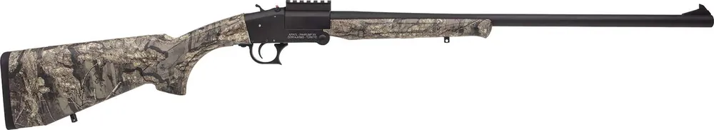 Rock Island BRTS2420 Single Shot Full Size 20 Gauge Break Open 3" 1rd 24" Black Anodized Contoured Barrel, Black Anodized Picatinny Rail Receiver, Fixed Realtree Timber Synthetic Stock