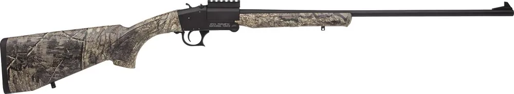 Rock Island BRTS24410 Single Shot 410 Gauge Break Open 3" 1rd 24" Black Anodized Contoured Barrel Black Picatinny Rail Realtree Timber Synthetic Stock Right Hand