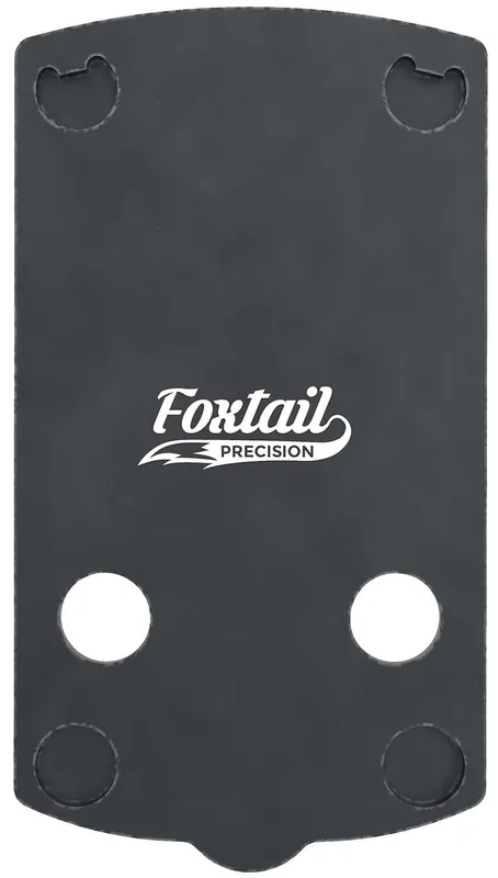 Foxtail Precision 100009 Red Dot Adapter Plate for Optics-Ready Pistol Black Anodized Glock 43X/48 MOS Springfield Armory OSP