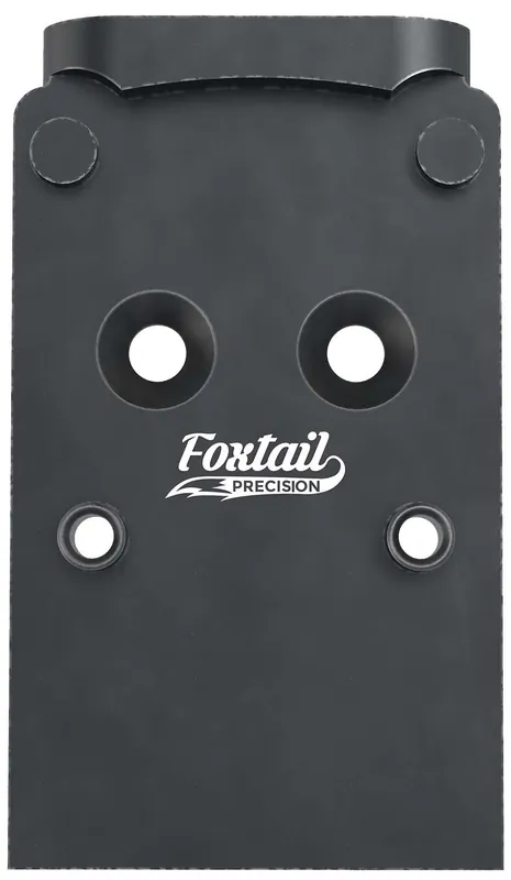 Foxtail Precision 100006 Red Dot Adapter Plate for Optics-Ready Pistol Black Anodized Glock MOS