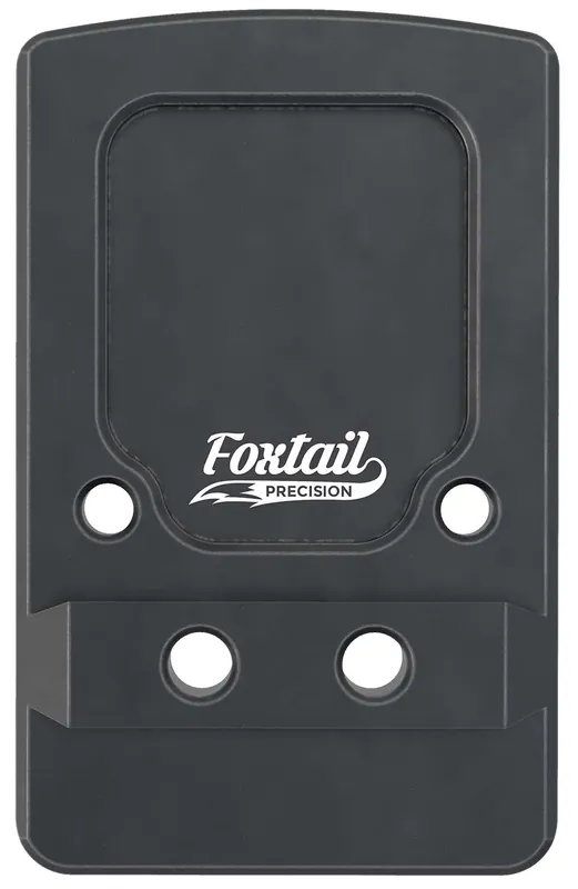 Foxtail Precision 100013 Rear Sight Dovetail Optic Adapter Plate for non MOS Glock Black Anodized Glock Non MOS