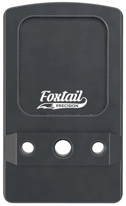 Foxtail Precision 100014 Rear Sight Dovetail Optic Adapter Plate for non MOS Glock Black Anodized Glock Non MOS