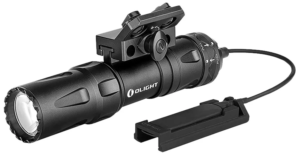 Olightstore Usa Inc ODINMINIBK Odin Mini Black Anodized 200/700/900/1,250 Lumens White LED