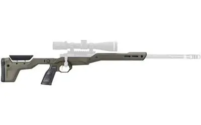 Mdt Sporting Goods Inc 107835CKG HNT26 Chassis System Cobalt Green Fits Howa 1500 SA/ Weatherby Vanguard Compatible w/ AICS Mags Short Action ARCA