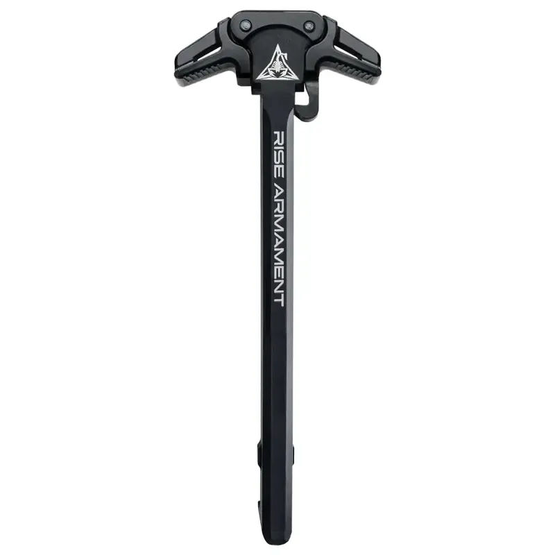 Rise Armament RA220BLK Charging Handle AR-15 Black Anodized Aluminum Ambidextrous Hand