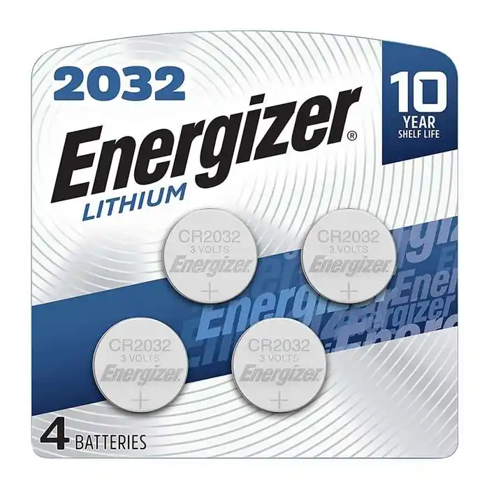 Rayovac 2032BP4C3 CR2032 Lithium Battery Silver 3.0 V 235 mAh, Qty (4) Single Pack