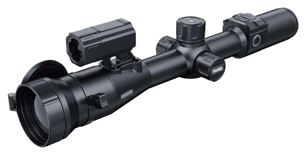 PARD PA650/LRF Pantera 640 LRF Thermal Rifle Scope w/Laser Rangefinder, Black 2.2x 50mm, Multi Reticle, 2x/4x/6x Zoom, 640x512 50Hz Resolution