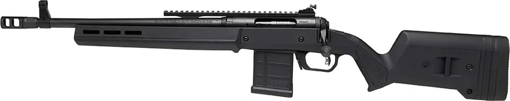 Savage Arms 58179 110 Scout Full Size 5.56 NATO 10+1 16.50" Matte Black Threaded Barrel, Picatinny Rail Carbon Steel Receiver, Black Magpul Hunter Synthetic Stock Left Hand