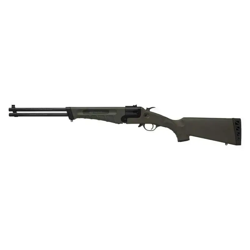 Savage Arms 23002 42 Takedown 22 LR/410 Gauge 1+1 20" Matte Black Single Shot Barrel, Flat Dark Earth Drilled & Tapped Carbon Steel Receiver, Fixed OD Green Synthetic Stock