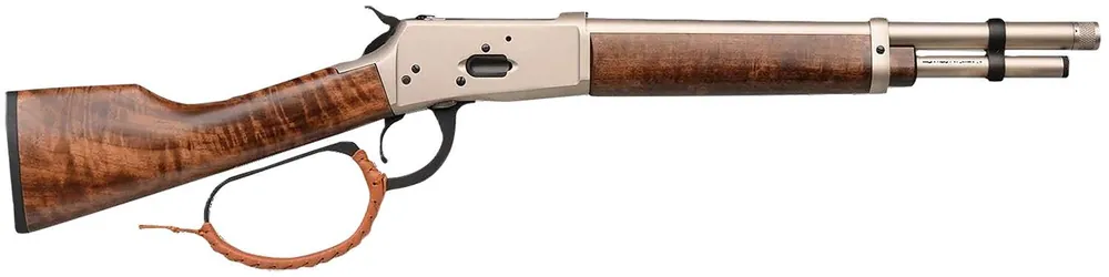 Gforce Arms GFLVR357PN Saddlehorn 357 Mag 5+1 12" Nickel Threaded Barrel & Receiver, Turkish Walnut Stock & Forend, Thread Protector