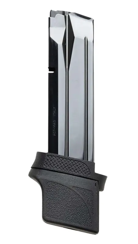 Xtech Tacitcal XTT140FPCEXTMAG 22rd 9mm Fits FPC & M&P9 Compact Black Stainless Steel