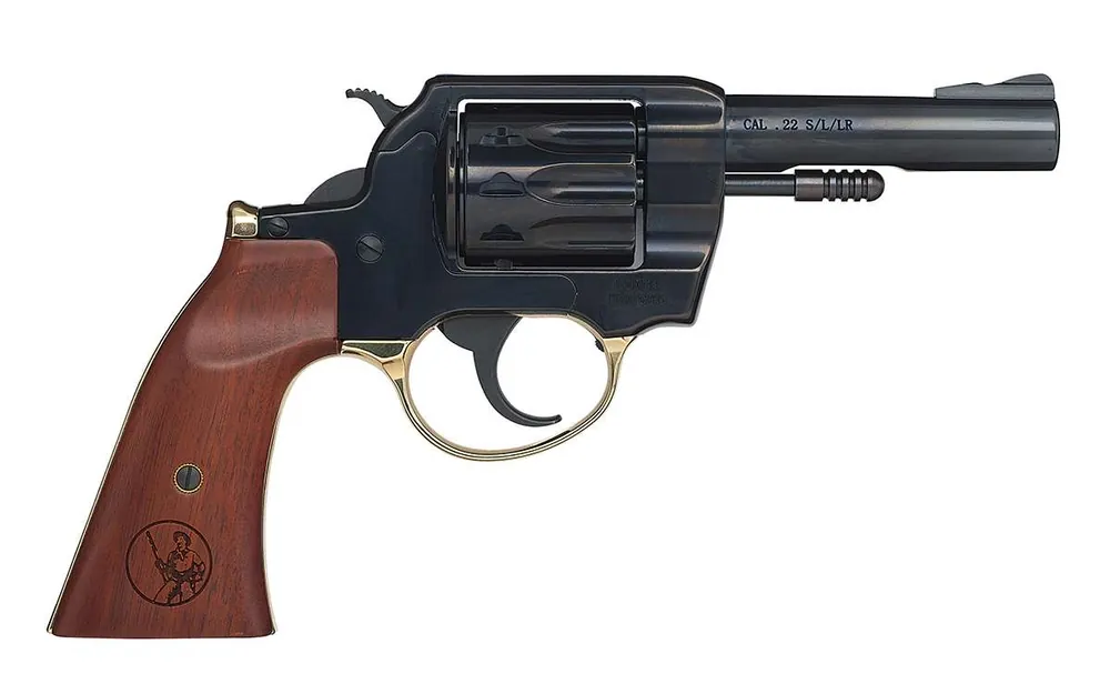 HENRY GOLDEN BOY REVOLVER HGR 22 S/L/LR 4 IN BBL 10 RD BLUED GUNFIGHTER GRIP