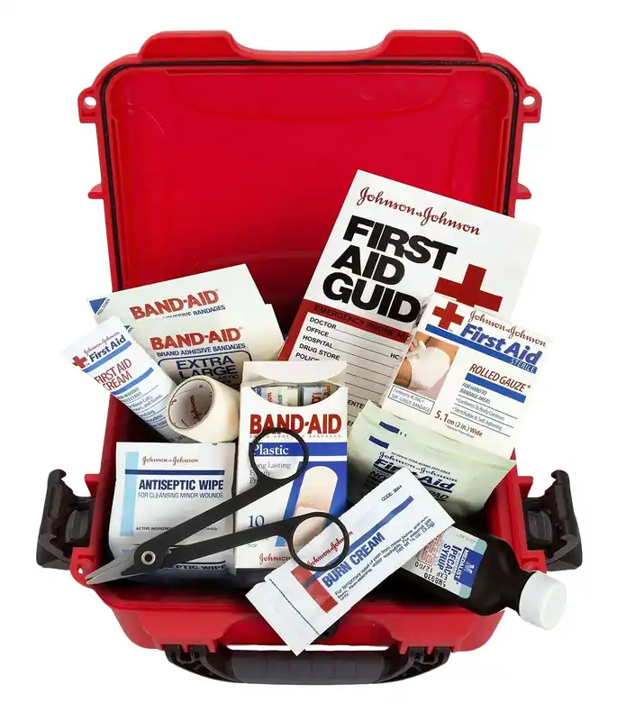 Nanuk 904S000RDPA0FSA01 First Aid Case Waterproof Red NK-7 Resin