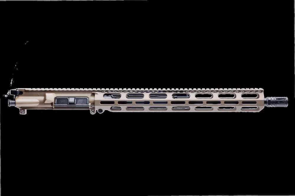 VKTR COMPLETE UPPER VKTR FORGED UPPER 16IN 4140 HAMMER FORGED BARREL 15IN MAGPUL FDE